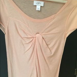 LOFT knit knot sweater